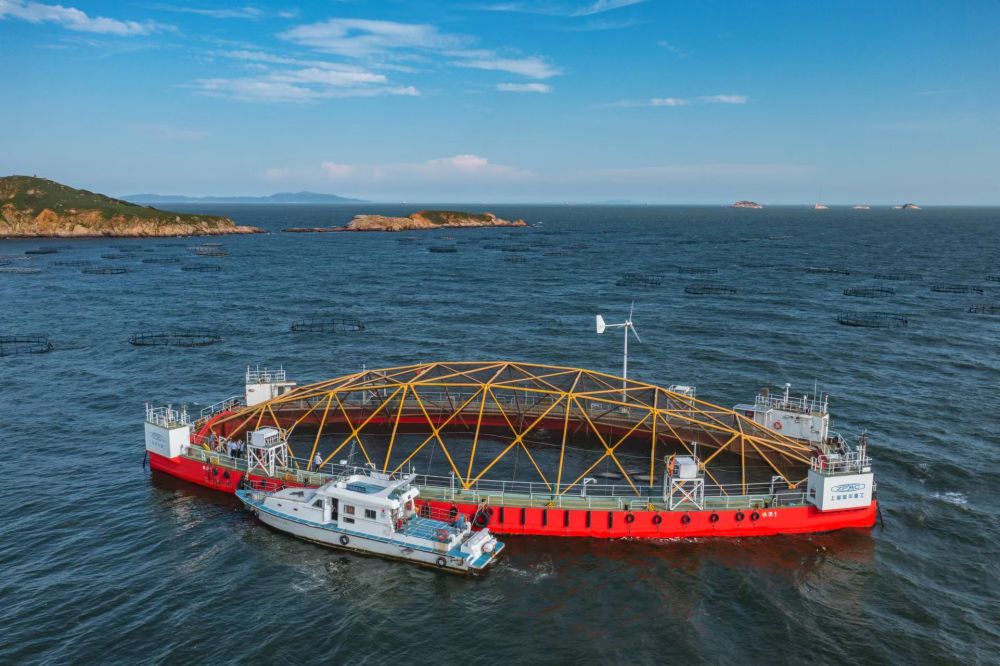 高科技钢铁浮岛 铸起福州连江现代化海洋牧场